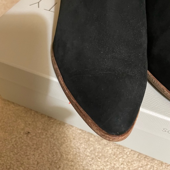 Splendid Black Leather Slingback Bootie 7.5 - Picture 6 of 9